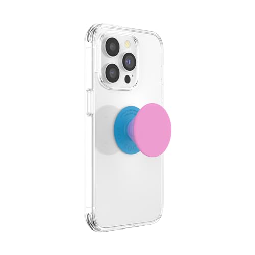 Image of ​​​​PopSockets Phone Grip with Expanding Kickstand, Adhesive Grip - Colorblock Pink
