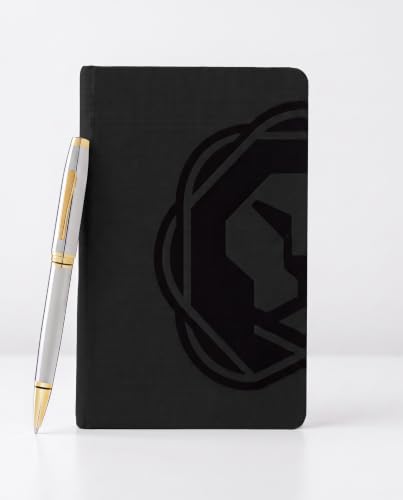 Image of Cross Gift Set | Coventry Chrome Medalist BP with A6 Notebook Black | Premium Pen Gift Sets