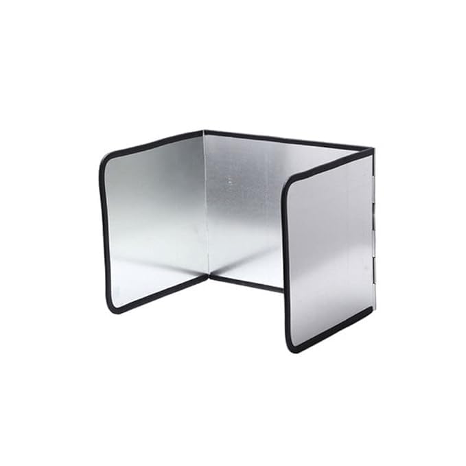 Splatter Guard 3 Side Fold Kitchen Supplies Cooking Anti Foldable Kitchen Backsplash Protector for Stove Top Splatter Guard Grease Stainless Steel Nonstick Barrier