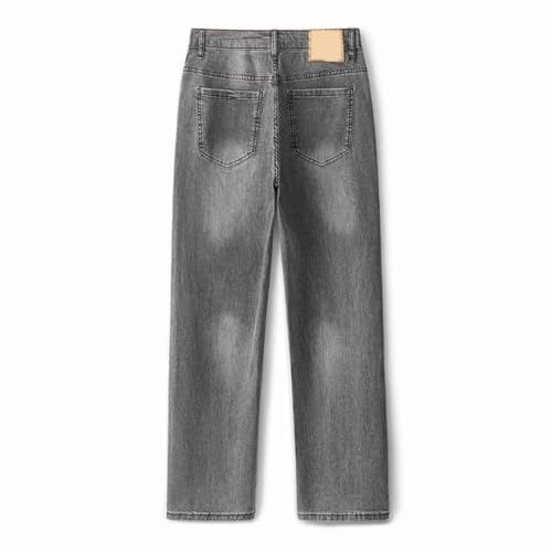 Men's Slim Straight Stretch Jeans Regular Fit Denim Pants Casual Summer Trousers for Daily Wear3