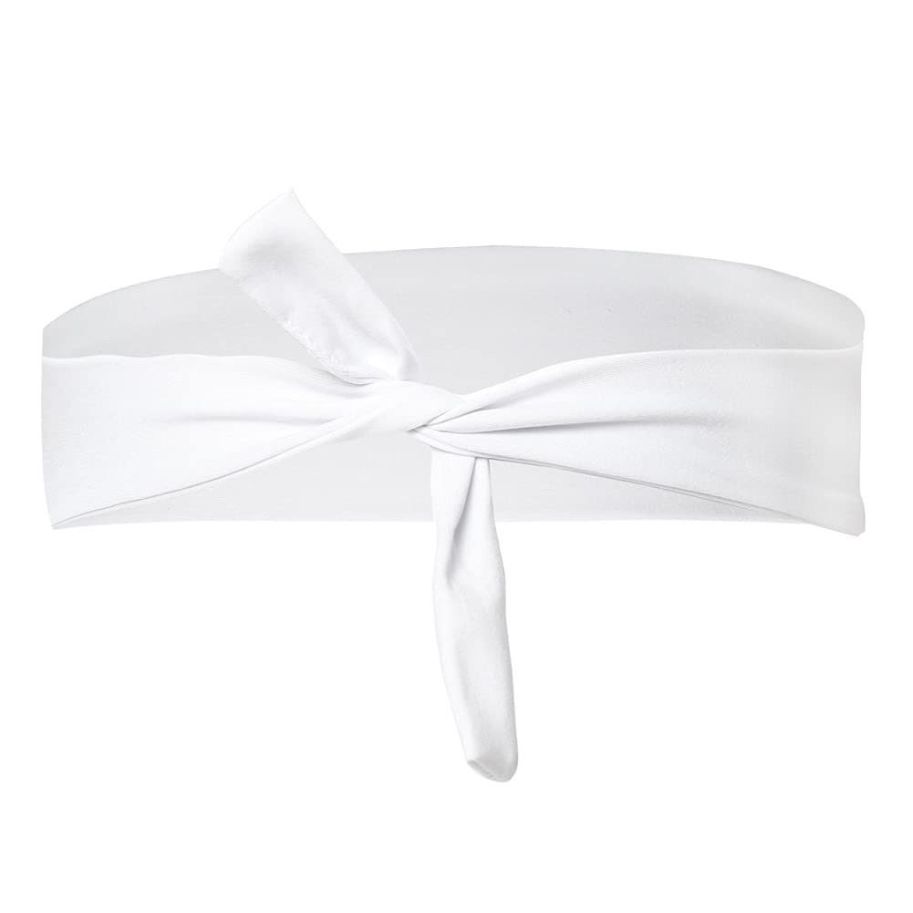 Ubervia® Sports Hair Bands, Absorb Sweat Running Headband, Quick to Dry Wide Sports Headband, for Cycling Ball Games Running Sports Fitness(White one Size)-image-41