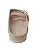 H2K Women's Lightweight Comfort Soft Slides EVA Adjustable Double Buckle Flat Sandals Buddy, 6, Nude