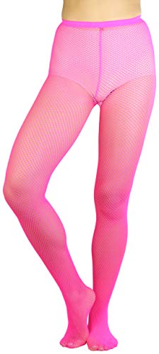 Image of ToBeInStyle Women's Sexy Vibrant Fine Classic Fishnet Full Footed Pantyhose