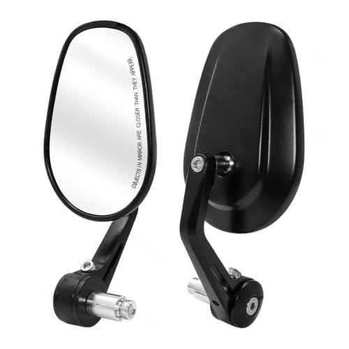 Espejo retrovisor extremo barra 22mm y accesorios para manillar de moto ajustable