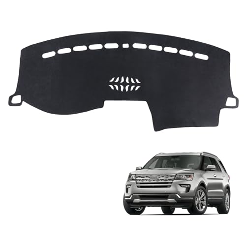 23B11 - Install New Dash Mat - 2022 Ford Expedition, 2022-2023 F-150 Lightning 6 PeakPurit Black Dashboard Dash Board Cover Mat Carpet for Ford Explorer 2011-2019 Accessories Dash Cover Flannel Material Dash Mat Sunshade