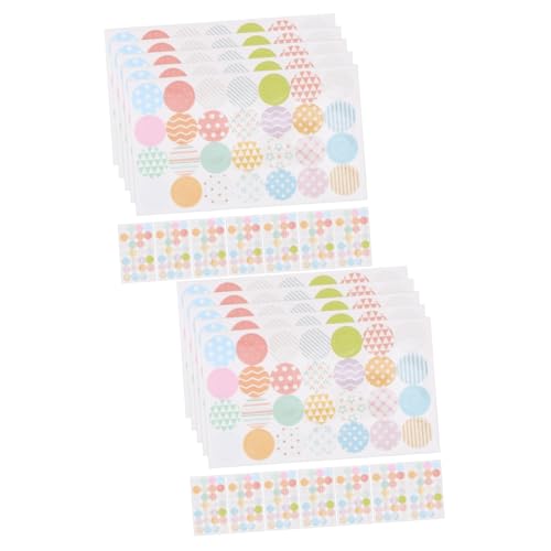 Pegatinas de refuerzo SHINEOFI de 40 hojas autoadhesivas de alta adherencia