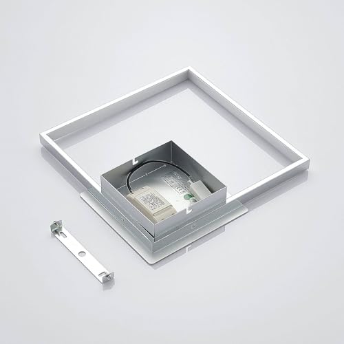 Lindby Applique A Led Anays, 32 Cm X 32 Cm, Cromo/Chiaro - 11