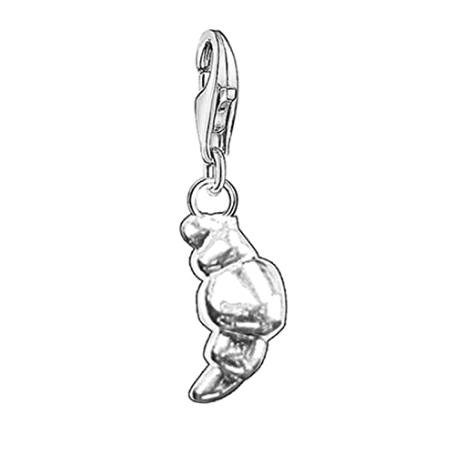 Abalorio de Plata de Ley 925 CMBSSTFC estilo comida rápida para pulseras de mujer
