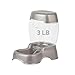 Petmate Pet Café Feeder, 3 pound capacity, Pearl Tan