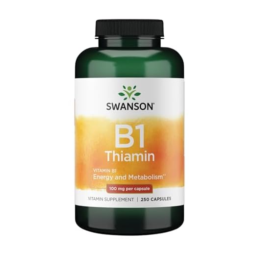 Swanson Thiamin Capsules for Metabolism