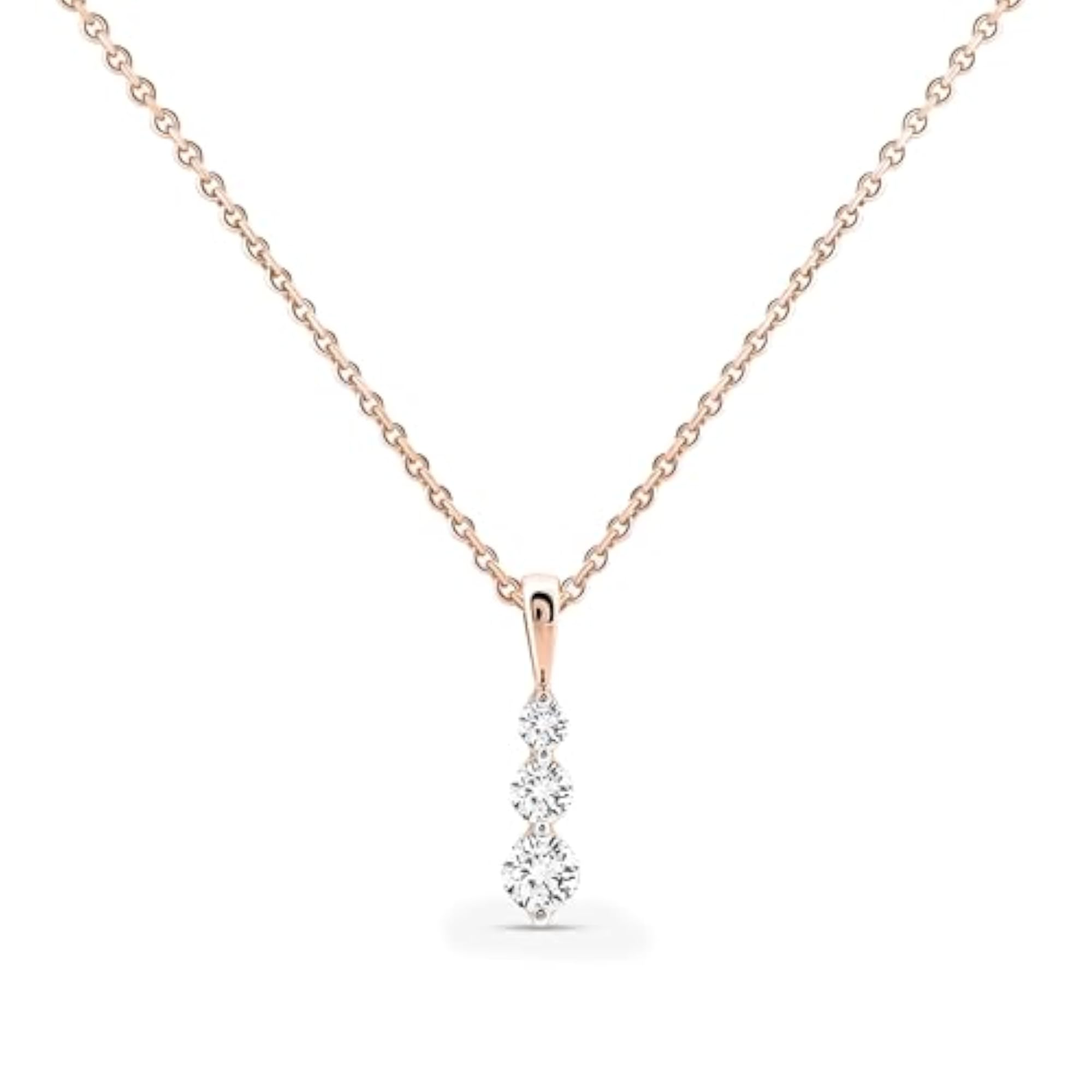 Lab Grown Diamond Pendant in 925 Sterling Silver