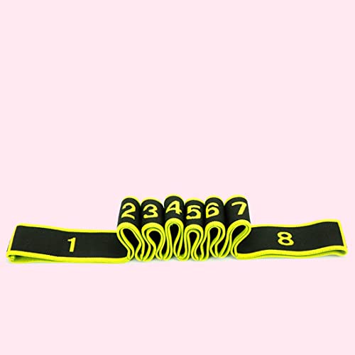 xingmo Stretch Strap Stretch Band With Multi Loops Yoga Exercise Trainer Bands latin Band (Yellow) - Image 4