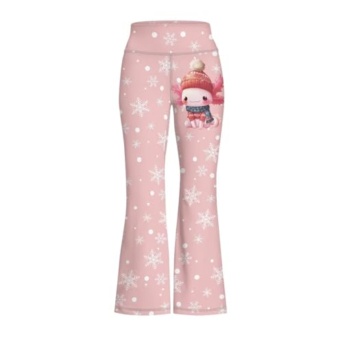 Image of Girls Flare Leggings Cute Bell Bottoms for Teen Girls Wide Leg Sweatpants for 5-14 T