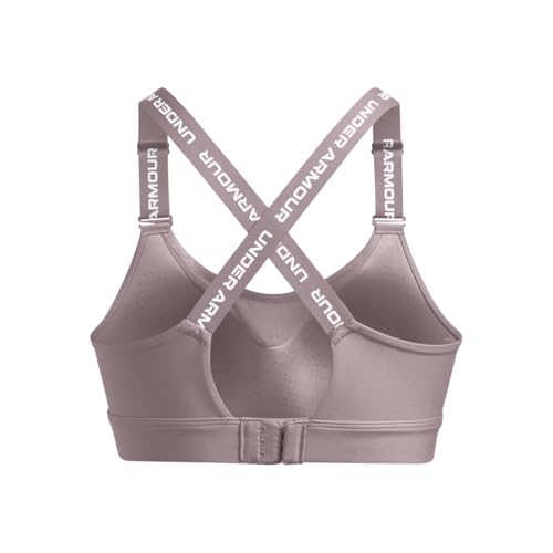 Under Armour Womens Infinity High Impact Sports Bra, (016) Tetra Gray / / White, X-Large A-C2