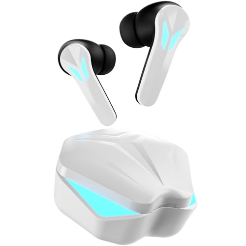 Image of Fire-Boltt Aero Shadow TWS Earbuds Custom EQ, RGB Lights, Wireless Bluetooth 5.4, Music & App Support, 50H Playtime, Fast Charging Case, 50ms Low Latency for Gaming, Touch Controls- Artic White