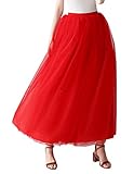 Material: 4 capas de tul + 1 capa de forro. Las faldas de tutú para adultos están hechas de tul de alta calidad y no hay riesgo de recibir faldas de tul baratas y olorosas.
