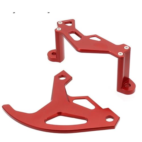 �u���[�L�f�B�X�N�v���e�N�^�[ �J���T�L KX250 KX 250 2019-2021 KX250F 250F 2004-2018 �I�[�g�o�C���A�u���[�L�L�����p�[�K�[�h�J�o�[�v���e�N�^�[�K��(C-Red)