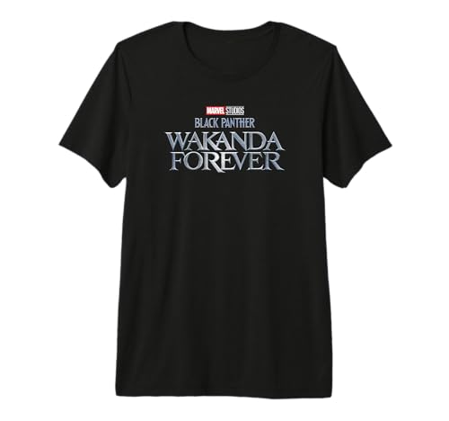 T-shirt Black Panther logo durable qui ne craquelle pas pour fan de Marvel exigeant