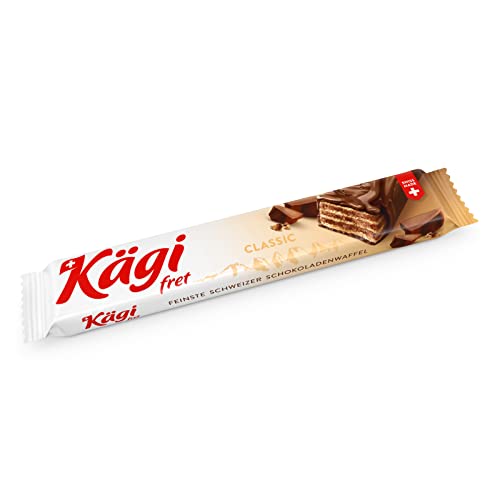 KÄGI FRET Schokoladenriegel I Schweizer Schokowaffel I Snackbox mit knusprigen Waffeln I Die leichte Schweizer… – Bild 4