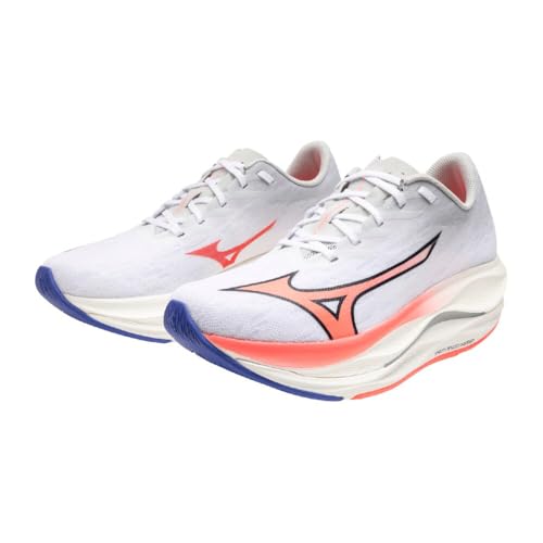 MIZUNO(ミズノ) 8月6日発売開始予定 ランニングシューズ トレーニングシューズ 部活 ウエーブリベリオンフラッシュ3 J1GD253521 （ホワイト×ピンク/２５．０/Lady's）