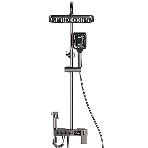 Système de douche pour baignoire avec grand ciel de pluie et pulvérisateur bidet