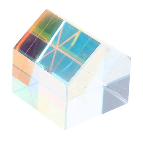 Cabilock Prism Suncatcher Glass Prism Sun Catcher Car Hanging Ornament Mini Cube Artisanal Glass Decor Unique Present