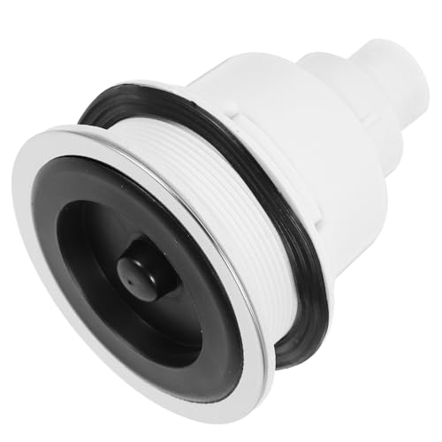 DIYEAH Tapón de Drenaje para Lavabo de Cerámica Recogedor de Pelo, Colador para Lecho de Champú, Acero Inoxidable, Accesorio para Salones de Peluquería y Baños, Fácil Limpieza
