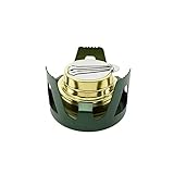estufa de latón y soporte de aleación de aluminio, ligero y duradero.