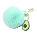 YOYUMI Porte Clef Boule De Fruits Cloche Porte-Clés Pendentif En Peluche Dames Bagage Pendentif Voiture Accessoires Petit Cadeau Avocat