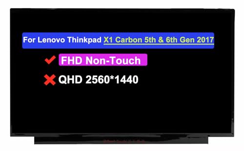 Dalle LCD FHD ThinkPad X1 Carbon 5-6 Gen antireflet 1920x1080