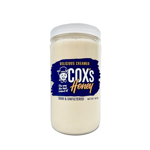 Cox's Honey - Creamed Whipped Honey Raw Unfiltered, 40 OZ