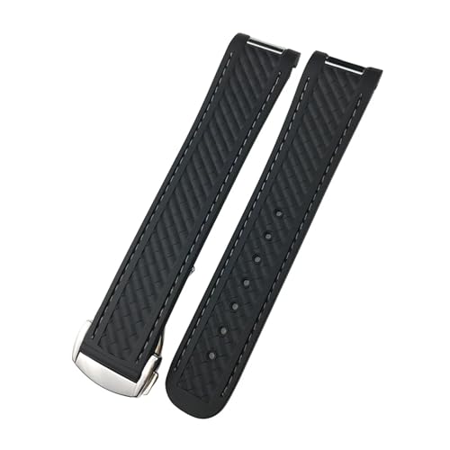 Bracelet de montre en caoutchouc pour plonger et voyager avec votre Omega Seamaster 300