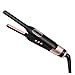 Lisseur cheveux，Mini lisseur cheveux court，Lisseur boucleur cheveux 2 en 1，Ecran LCD numérique145℃- 230℃， Pour Tous Types de Cheveux, Cheveux Courts, Frange, Barbe Masculine.