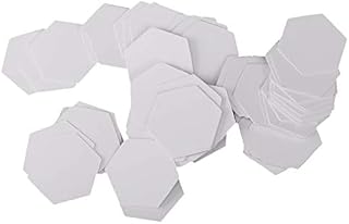 POFET 500pcs Hexagon English PAPER PIECING Quilting Templates Craft - 10mm