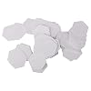 POFET 500 stuks zeshoek Engels PAPIECING Quilten Sjablonen Craft – 22mm