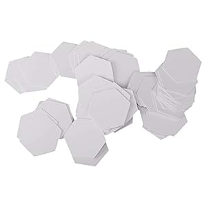 POFET 500 stuks zeshoek Engels PAPIECING Quilten Sjablonen Craft – 22mm