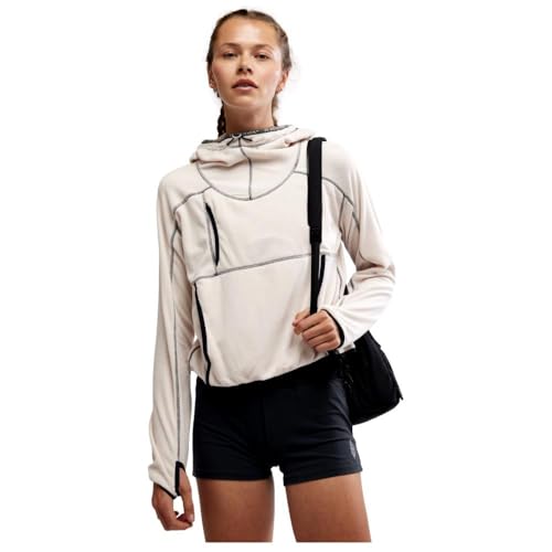 FP Movement Women's On The Run Lightweight Pullover, Cashmere (US, Alpha, Small, Regular, Regular, Cashmere)