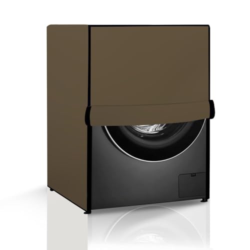 Image of The Furnishing Tree Washing Machine Cover Biege Compatible for Bosch 7.5 Kg Fully-Automatic Front Loading WAJ2446IIN - D x W x H : ( 66x61x88.9 CM )