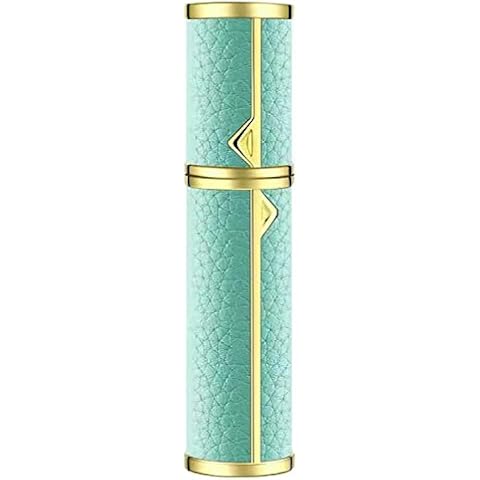 Travelofo Perfume Atomiser, Refillable, Empty Travel Perfume Atomiser, Mini Portable Spray Bottle with Window for On the Go, 5 ml (B-Blue) Cover