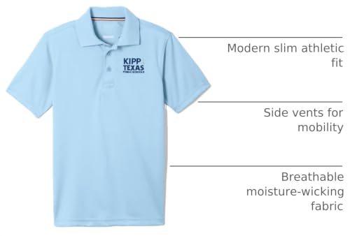 Image of Kipp Texas Youth Short Sleeve Performance Polo Shirt