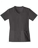 Cherokee Women's Scrubs Flexibles Knit Panel V-Neck Top