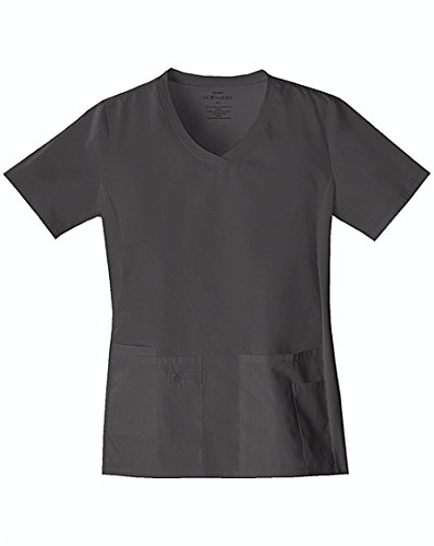 Cherokee Women's Scrubs Flexibles Knit Panel V-Neck Top