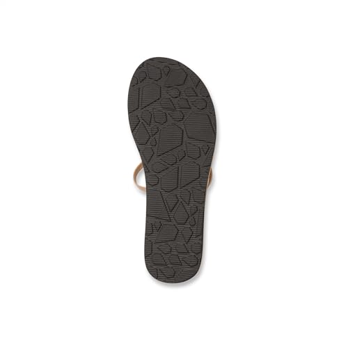 Volcom Women's New School Strappy Flip Flop Flat Slide Sandal2