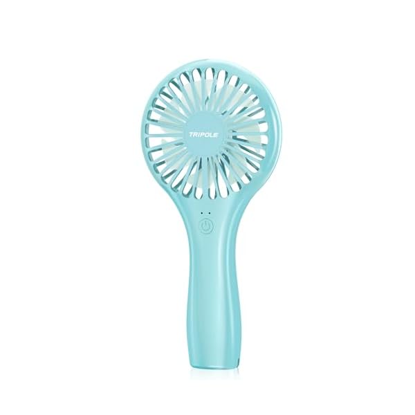 TriPole Mini Handheld Fan Battery Operated Small Personal Portable Fans Speed Adjustable USB Rechargeable Fans Cute Design Powerful Eyelash Fan for Stylish Kids Girls Women Men Indoor Outdoor Travel