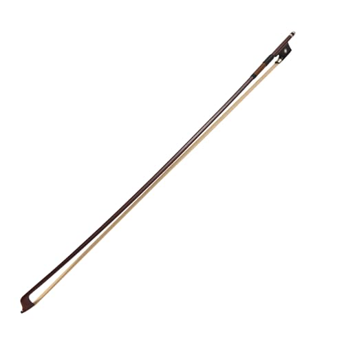 Geigenbögen in voller Größe 4/4 Premium Brasilianer Holz Violine Bogenstange echte Pferdeschwanzhaarhand -Handwund -Leichtschnur -Instrumentenzubehör für professionelle