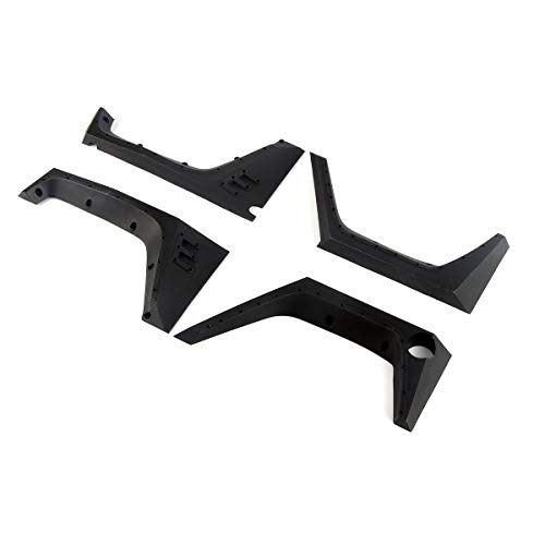 LCX Racing 1/10 RC Crawler Auto Nylon Schmutzfänger Fender Flare für Axial SCX10 II Wranger Body (4 Stück), Upgrades Parts Zubehör