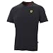 Ferrari Black Shield Vneck Tee Shirt (Large)