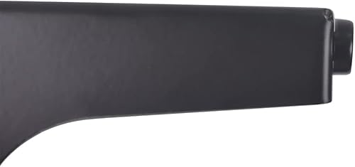Miniatura 5 de Patas de metal para muebles de 4 pulgadas (3.9 in), color negro, paquete de 4 unidades para soportes de sofá, gabinete, mesa otomana, carga de hasta