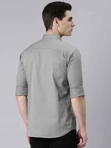 Image of Majestic Man Men Classic Slim Fit Pure Cotton Casual Shirt
