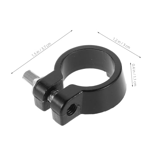 Abrazadera para platillo de batería Hemoton 25mm negra miniatura 2